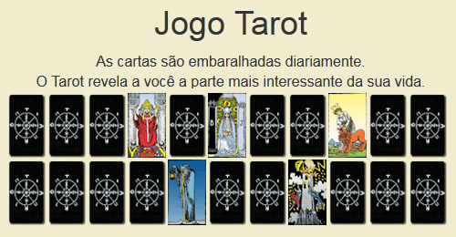 Adorei – Jogos de Tarot, jogos de buzios, jogos do amor